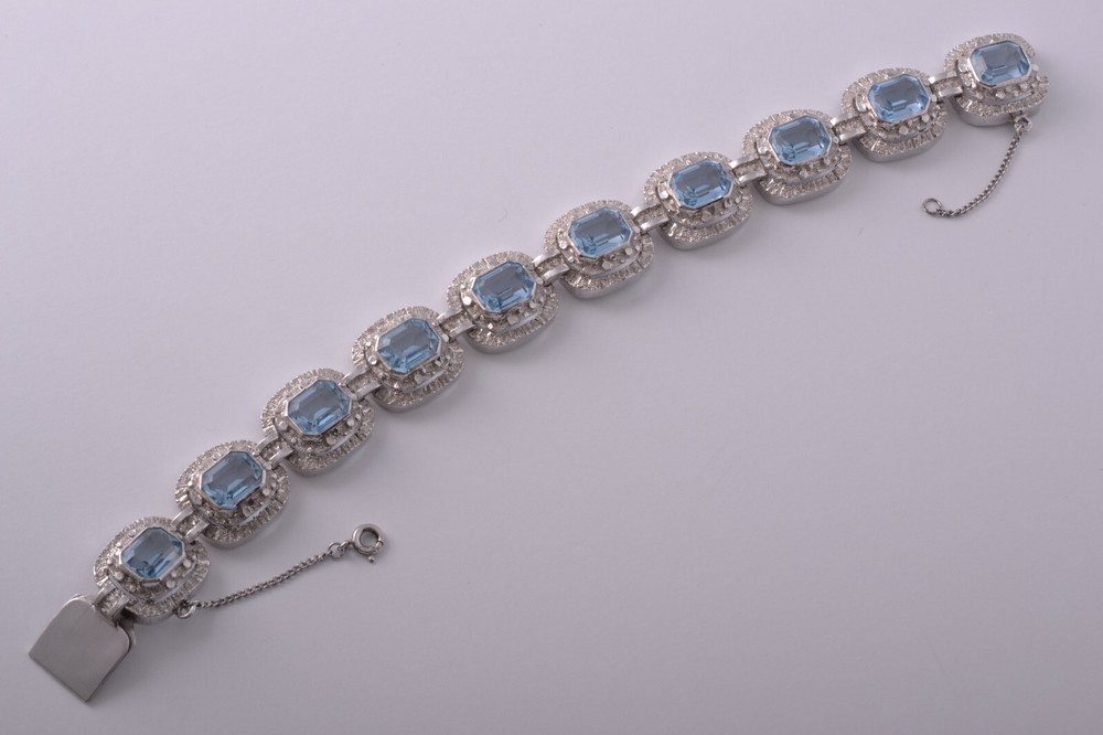 Silver 1950’s Bling Bracelet