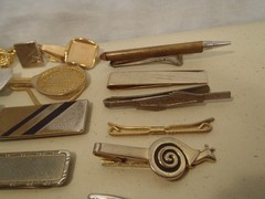 Tie Clip Bar Tack Cuff Link Money Clip Lot Hickok Anson Swank Pairs Singles