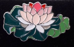 MMA metropolitan museum of art jewelry Lotus Pin 1.25 in