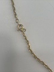 Vintage Magnifier Pendant Necklace. Gold tone. Made in USA in 1960’s. Hangs 15”