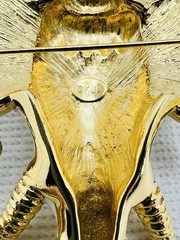 Vintage Signed Kenneth Jay Lane KJL Royal Maharajah Jeweled Elephant Brooch Pin