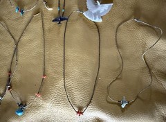 Lot Vtg Estate 13 Costume Jewelry Probable Liquid Silver Necklaces 2 Pr Earrings