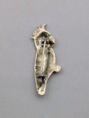 Vtg Australia Sterling Silver Cockatoo Parrot Brooch Pin 925 Map Mark C-Clasp