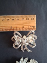 Vintage Eisenberg brooch earrings set