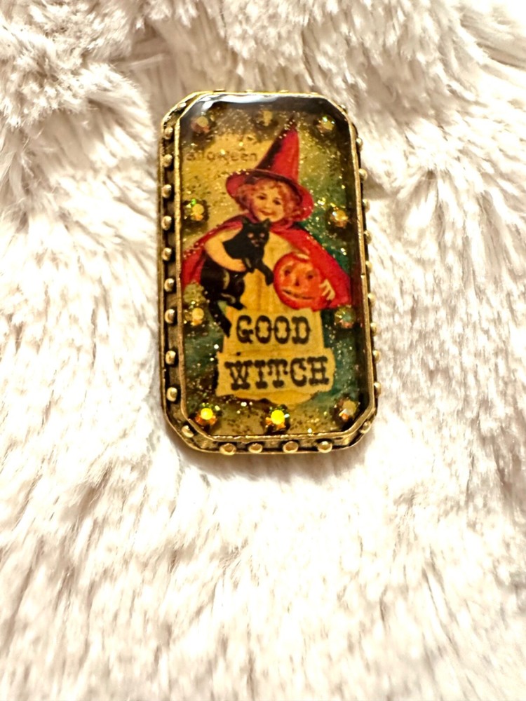 maximal art halloween pin
