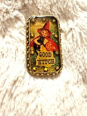 maximal art halloween pin