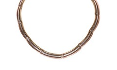 Mexico Taxco Choker Necklace ca. 1940 5.5″ D x .3125″ W x 15.5″ L