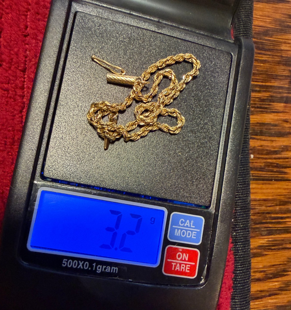Vintage Italian SOLID 14KT Gold Stamped 7.5″ Bracelet 3.2 Grams New Old Stock