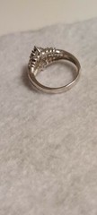 Vintage JTV DK Donna Karen CITRINE STERLING 3.00ct Marquise Crystal RING Sz 9