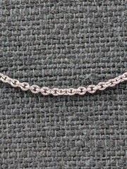 Speidel Vintage Sterling Silver 1.5 mm Cable Link Chain 925 Necklace – 17.75″