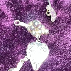 Vintage Art Deco Mexican Sterling Silver modern Grape Necklace ~16.5”; 36 grams