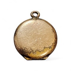 Antique Richards Mfg Co Gold Filled Photo Locket c.1900 Attleboro MA