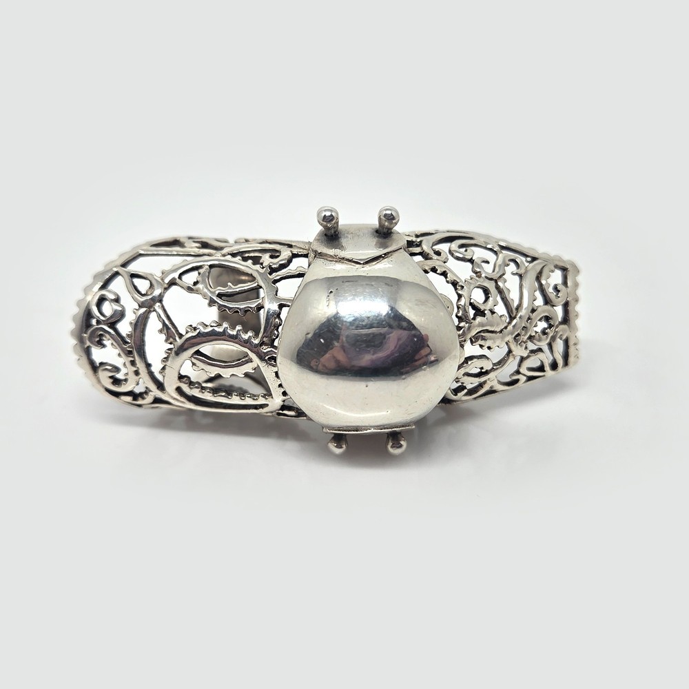 Armor Ring Artisinal Renaissance Medieval Viking Goth Gothic Punk Size 8