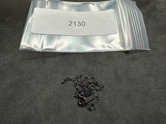 1.03g Vintage Sterling Silver 925 Delicate Cable Chain Necklace 18 in M
