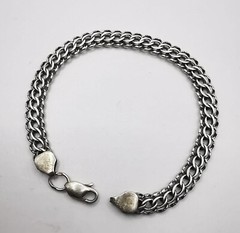 Vintage Bracelet 8.46″ Sterling Silver 925 Handmade 14.75g Unisex Adult