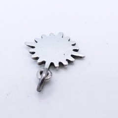 Sterling Silver 925 Blank Engravable Bracelet Charm .7″