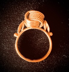 Original Vintage Gold Ring 14K 583 Made in USSR Weight 4.66 g. Size 16.5