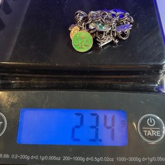 Vintage Sterling Silver Charm Bracelet LOADED Masonic 6.5”