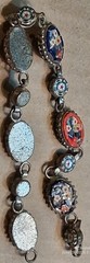 VTG/Antique 5 Micromosaic Italian Bracelets Tesserae Millefiori Glass Inlay
