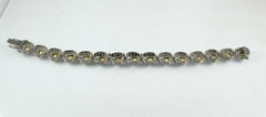 Bangle Natural Rosecut Diamond Uncut Diamond 925Sterling Silver Victorian Bangle
