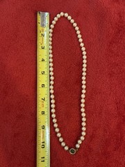 5pc Mixed Lot Cultured White Pearl Strand Necklaces w/ Sterling Silver Clasp