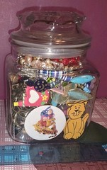 Mystery Jar of Unsorted Jewerly with Wearable Items No Watches Vintage to Now