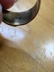 Vintage 14K Gold Diamond Band Ring | Mid Century Solid Gold Classic Design