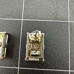 Vintage Ross Simons Silver 925 Canary Yellow Baguette Cut CZ Earrings .5″ long