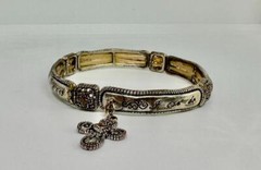 Vikki Carr Cross Bracelet Silver Certificate Of Authenticity I Can Do Everything