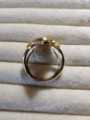 Vintage Avon Kensington Ring Gold Tone Victorian Style Size 7