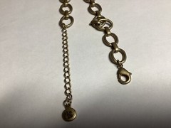 Lauren Conrad LC Orange Oval Cabuchons Gold Tone Earrings & Necklace Set Vtg FS
