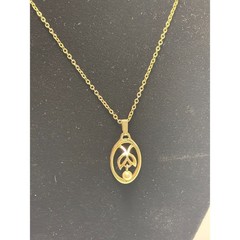 Vintage Pendant Necklace Sarah Coventry Simulated Pearl Delicate Chain Signed