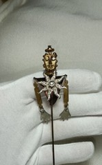 Signed Piver? Stick Pin Abstract Techno Romantic Artist Man Made