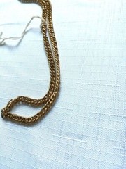 Vintage Gold Tone Necklace 17 Inches As Pictured – VM14