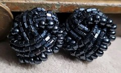 Vintage Costume jewelry clip on earrings 1980s 1990s