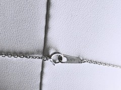 PLATINUM VS/G DIAMOND PENDANT NECKLACE 16″
