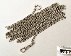 Long Necklace Chain Pendant Watch Chain 800 Silver Z524