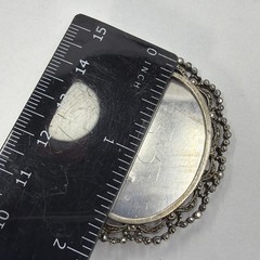 Vintage 935 Sterling Silver With Marcasite Stones Photo Brooch Large 14.11Gr
