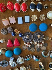 Big Clip-On Earrings Lot Vintage Modern All Wearable Jewelry Over 150 Pairs