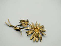 Vintage Art Mode Jewelry Co Enamel Flower Brooch – 1960’s