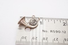 Vintage Sterling Silver 925 French Horn Charm
