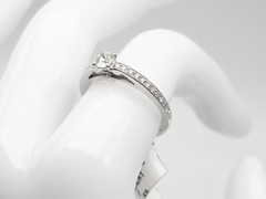 $3000 HEARTS on FIRE .52ct VS G IDEAL CUT Diamond 18k White Gold Wedding Ring