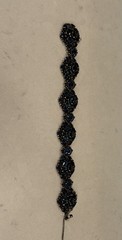 Vintage Signed Hollycraft Mid Century Copyright 1954 Blue Rhinestone Bracelet
