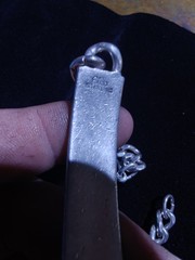 Vintage 925 ID Bracelet Signed Elco Sz7.5 Sterling Silver 9mm