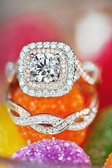 Art Deco Antique 1.90 Ct Diamond Vintage Engagement Ring Set 925 Sterling Silver