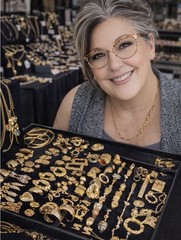 2 LB DUOZ Jewelry Lot | Tangled & Curated Gold Silver | Vintage-Mod Reseller Mix