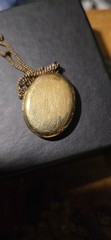 Vintage 12k Gold Filled Oval Photo Locket Multi Strand Chain 1/20 12K GF…