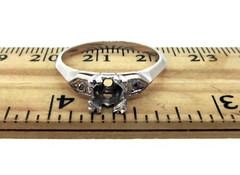 Antique Art Deco 1920’s Platinum Diamond Engagement Ring Setting