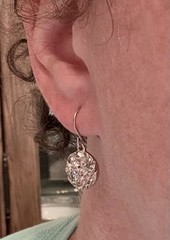 Kenneth Cole New York Textured Drop Disc Earrings_New