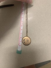 Vintage antique crescent moon locket